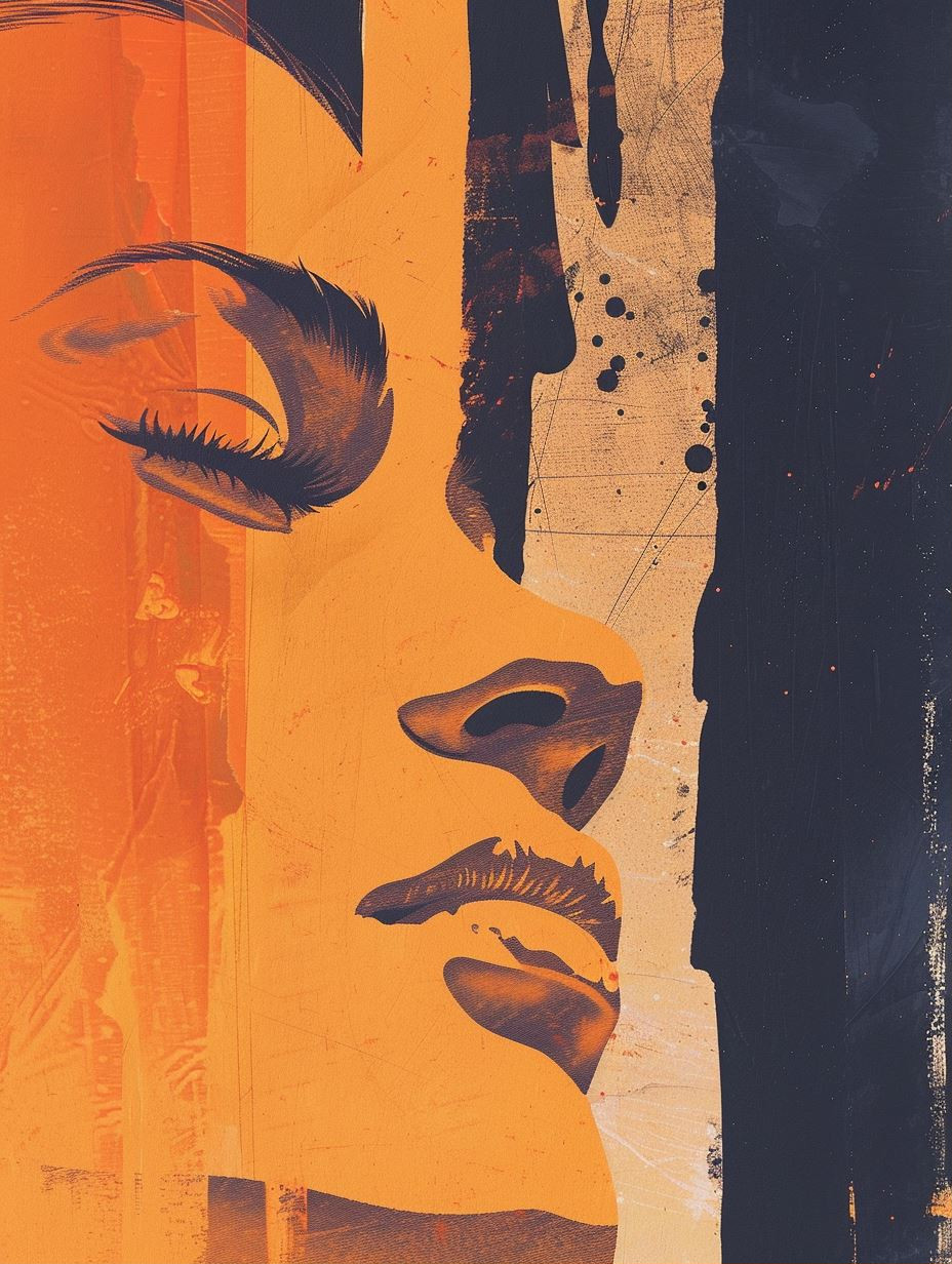 Amber Hues Urban Portrait