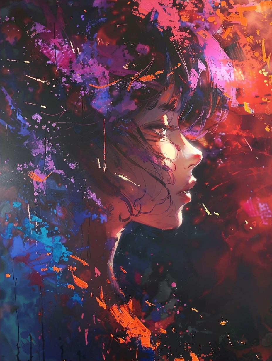 Ethereal Cosmic Nebula Portraits - Image 2