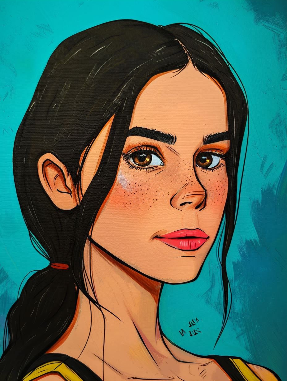 Stylized Digital Portrait Variations - Image 3