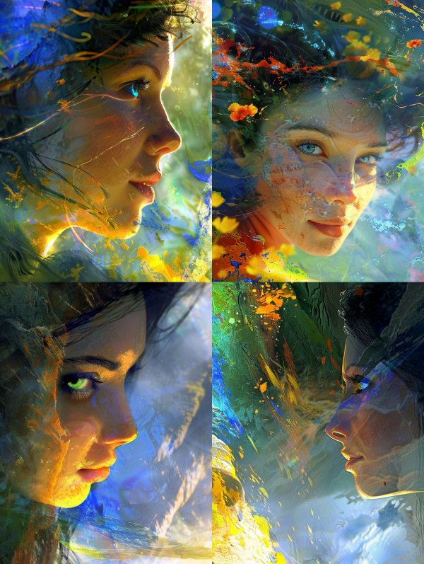 Ethereal Visions of Luminescent Beauty