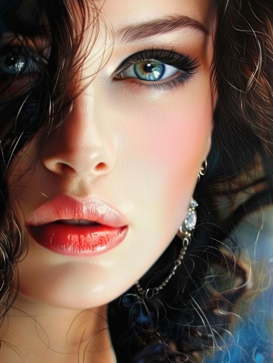 Ethereal Gaze of Luminous Beauty - Image 3