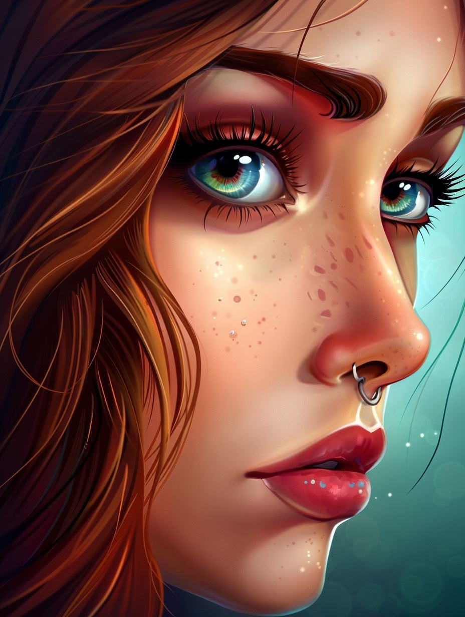 Diverse Digital Portraits of Beautiful Women - Image 1