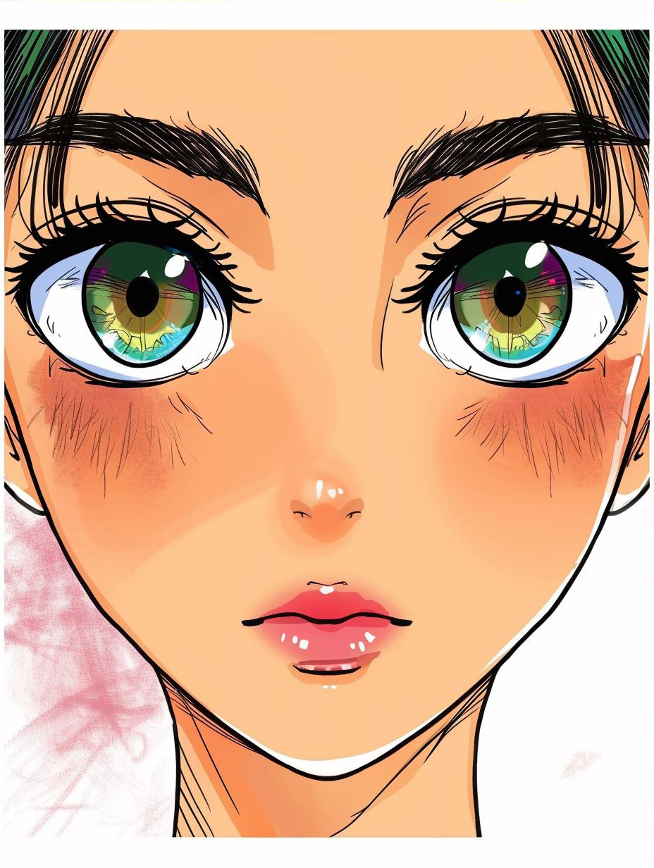 Dreamy Gazes: A Digital Art Study - Image 3
