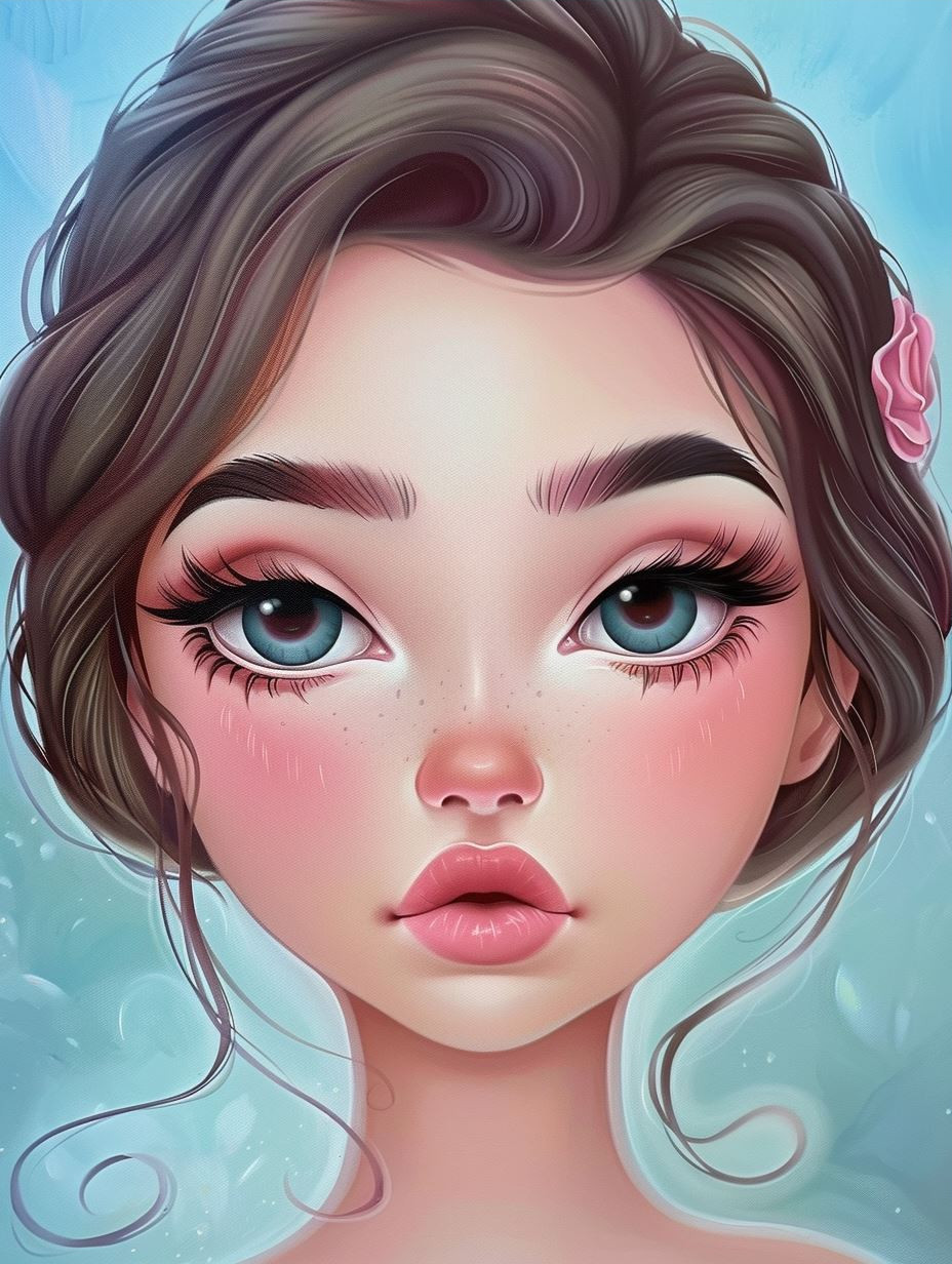 Ethereal Doll Like Portrait - Image 3