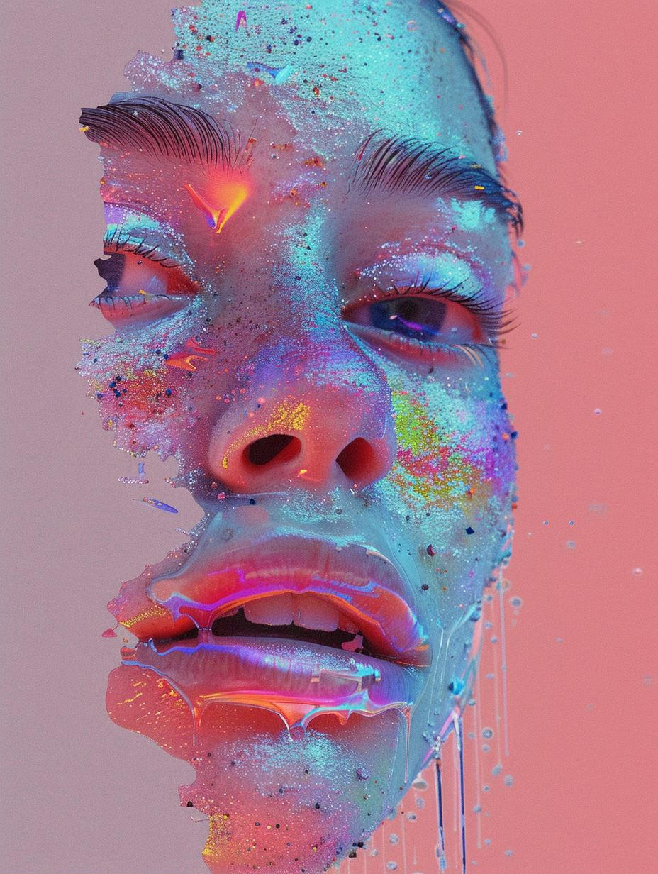 Fragmented Visions of Neon Surrealism - Image 2