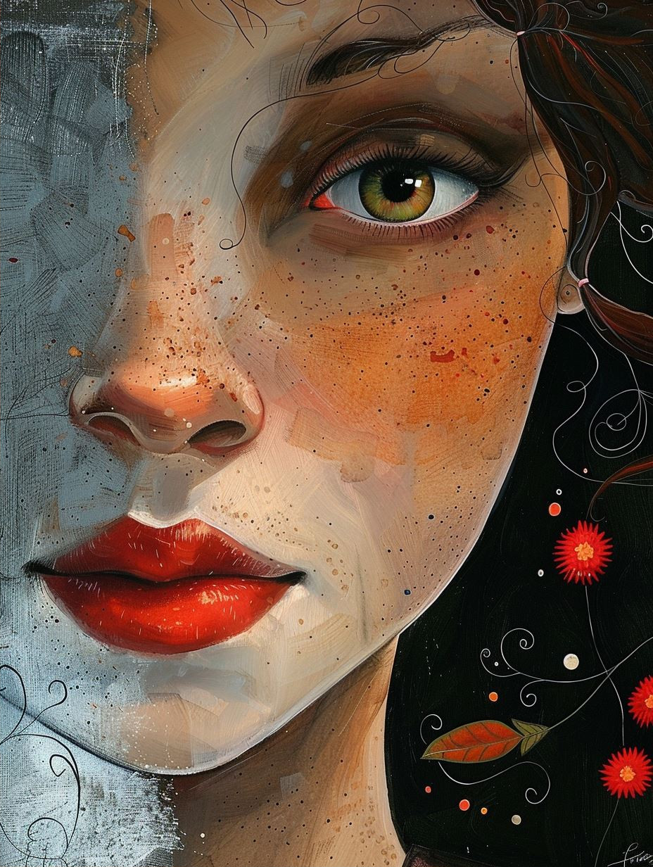 Ethereal Portraits of Painted Souls - Image 2
