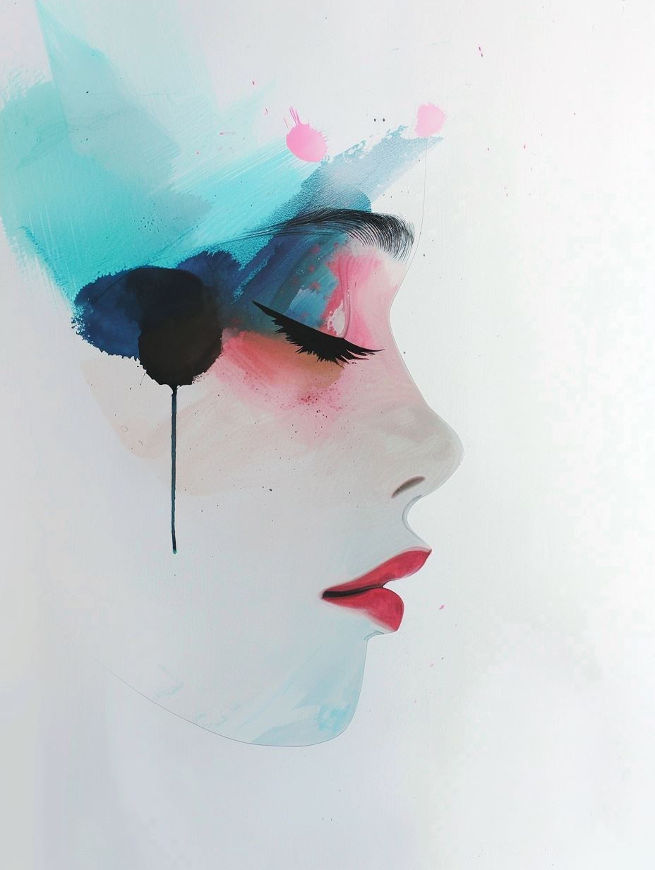 Ethereal Echoes in Watercolor - Image 4