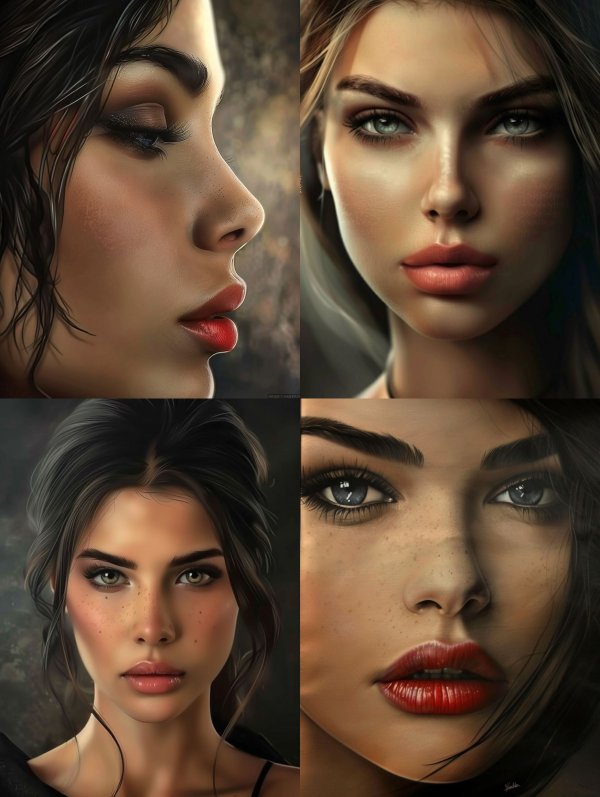 Ethereal Beauty: A Study of Feminine Grace
