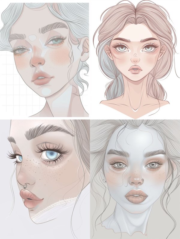 Ethereal Digital Portraits of Dreamy Women