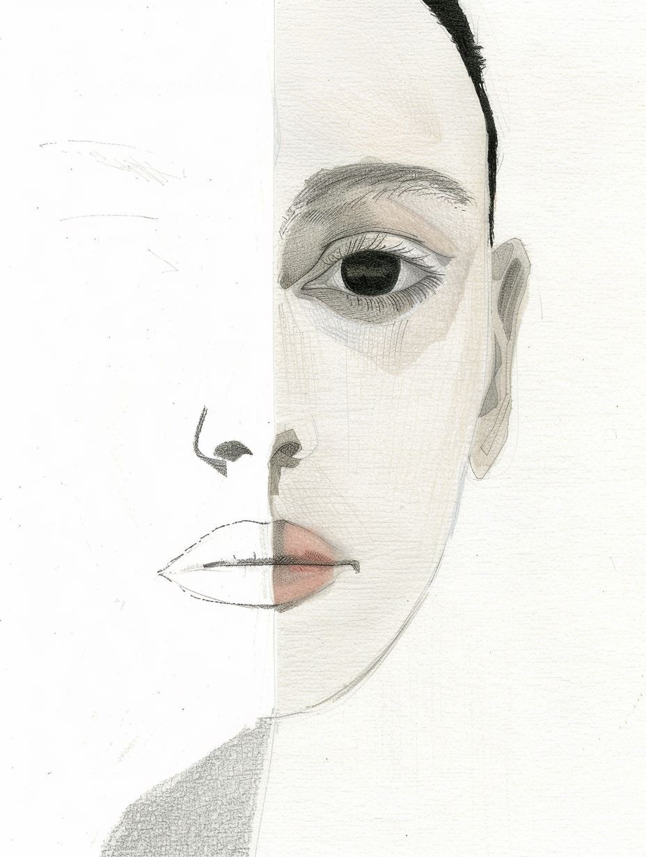 Ethereal Gaze: A Study of Feminine Portraits - Image 4