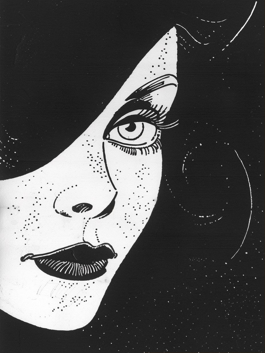 Vintage Pop Art Female Portraits - Image 1
