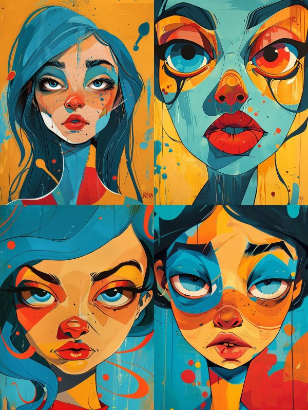 Azure Dreams: A Study in Blue