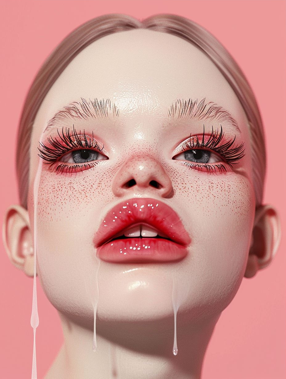 Dewy Crimson Avant Garde Beauty - Image 3