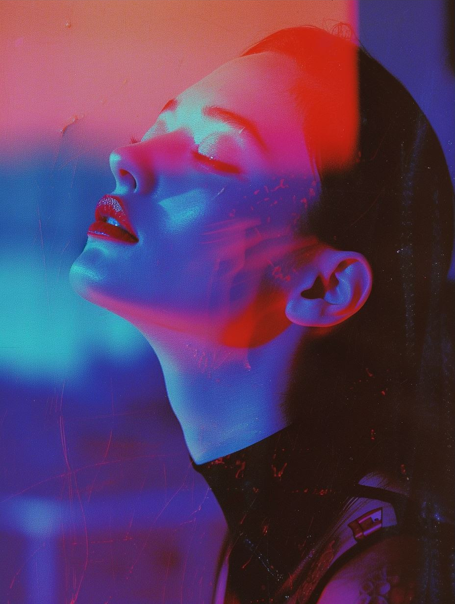 Neon Shadows: A Study in Contrast - Image 3