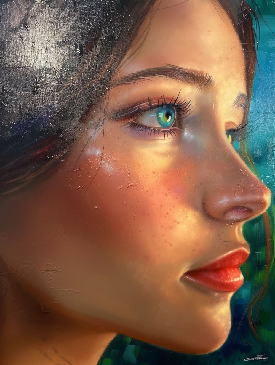 Evolution of a Portrait: Sketch to Color - Image 3