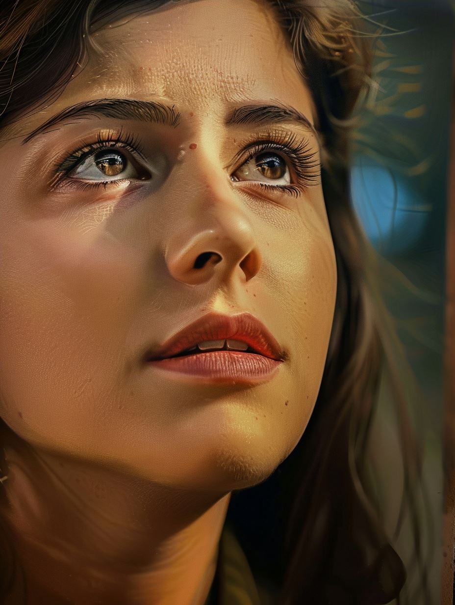 Intense Gaze Crimson Lips - Image 4