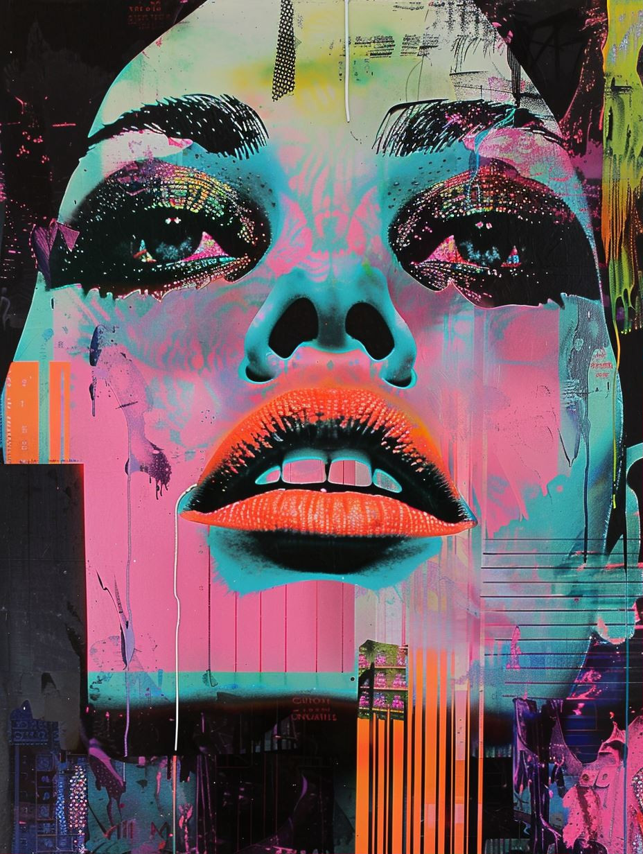 Neon Visions: A Pop Art Quartet - Image 1