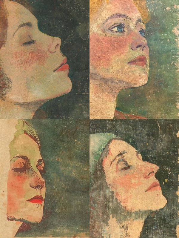 Four Facets of Feminine Serenity
