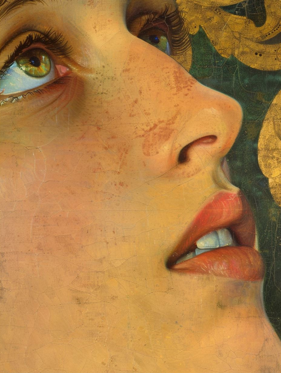 Ethereal Gaze Classical Portraiture - Image 2