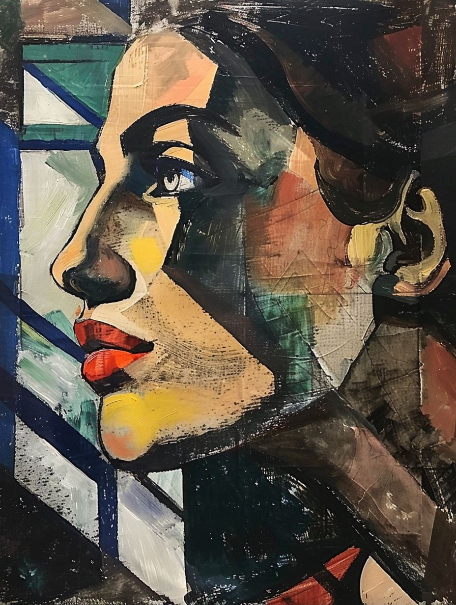 Fragmented Faces of Cubist Emotion - Image 1