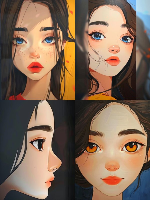 Ethereal Digital Portrait Series