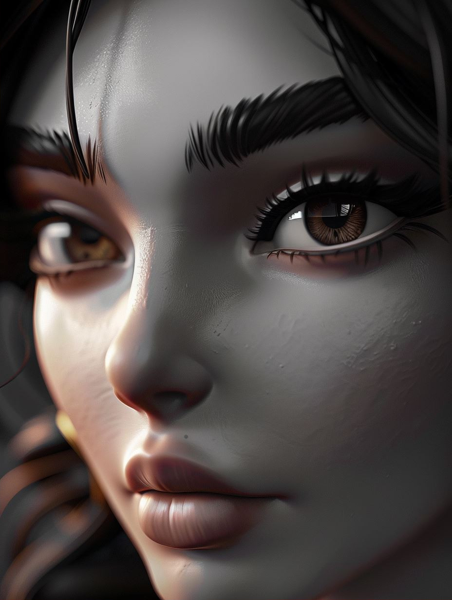 Celestial Ethereal Floral Portrait - Image 2