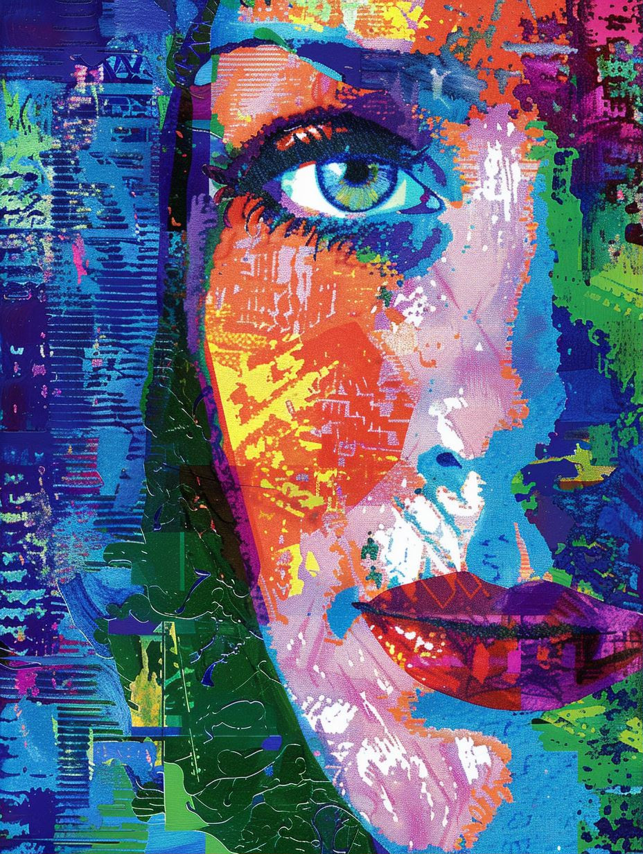Vibrant Neon Digital Portraits - Image 1