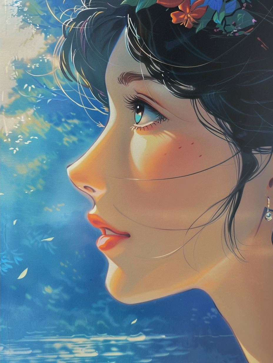 Celestial Glow Portrait - Image 2