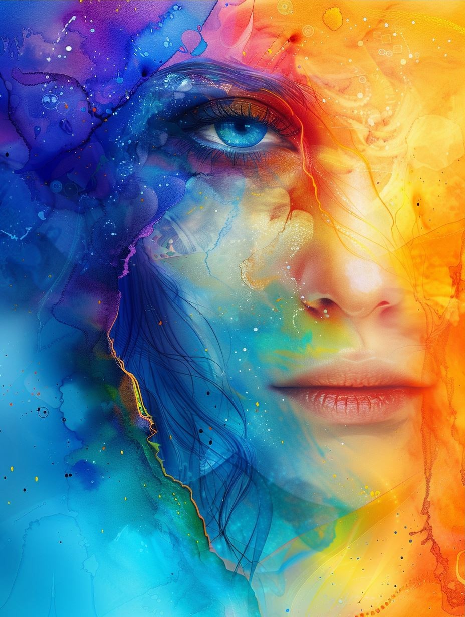 Celestial Prism Portrait of Soul - Image 3