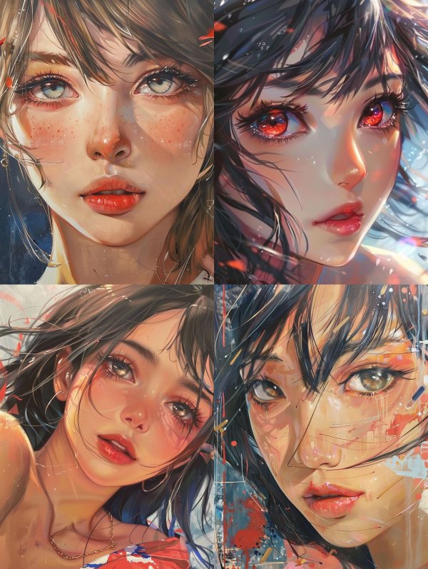 Ethereal Visions of Digital Beauty