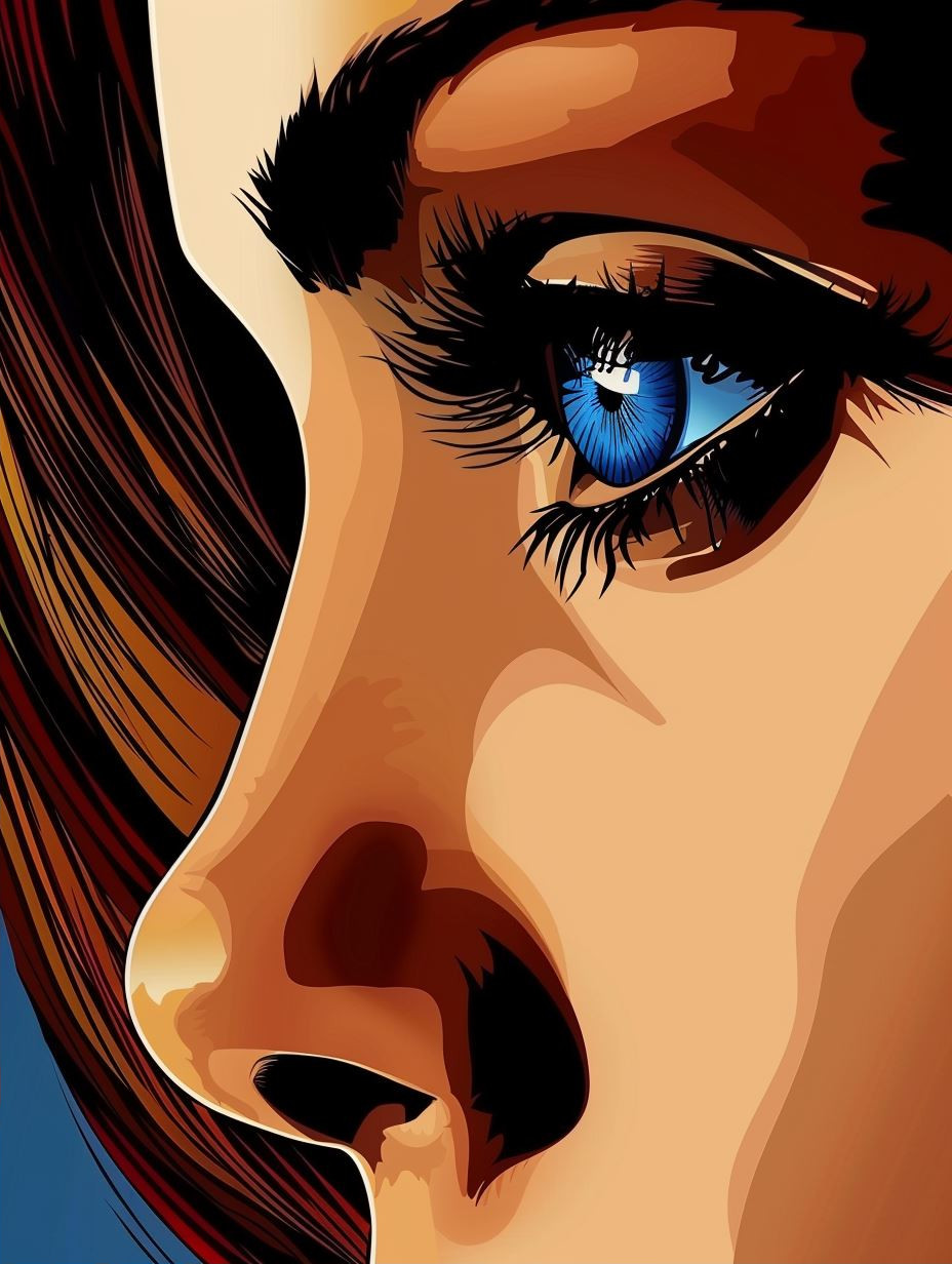 Bold Vector Portrait Study - Image 2