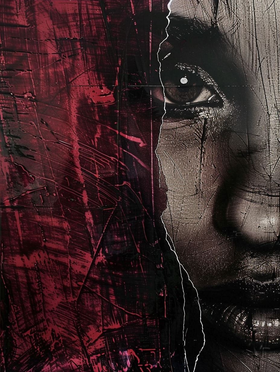 Crimson Chaos Portrait - Image 3