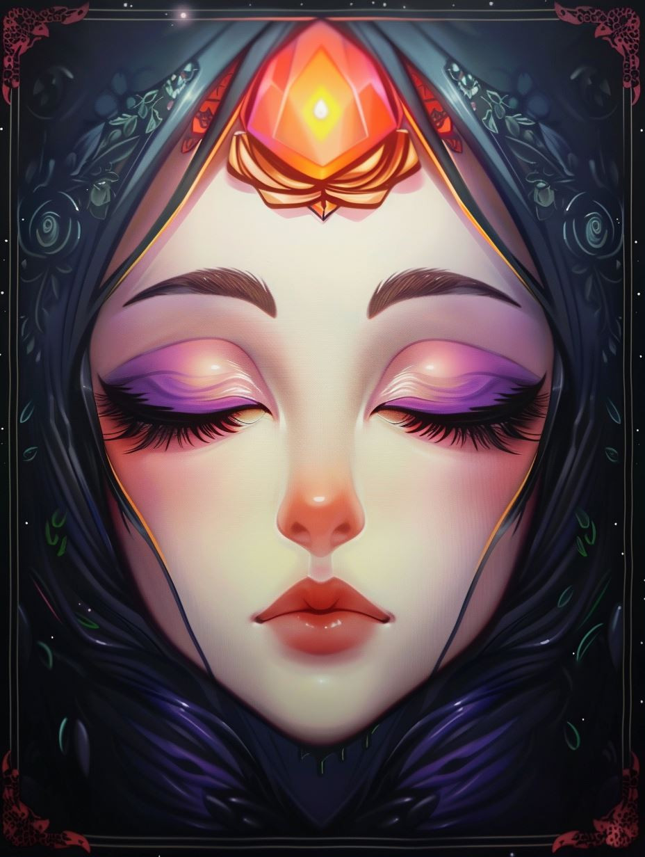 Mystic Gaze of Ethereal Silence - Image 1