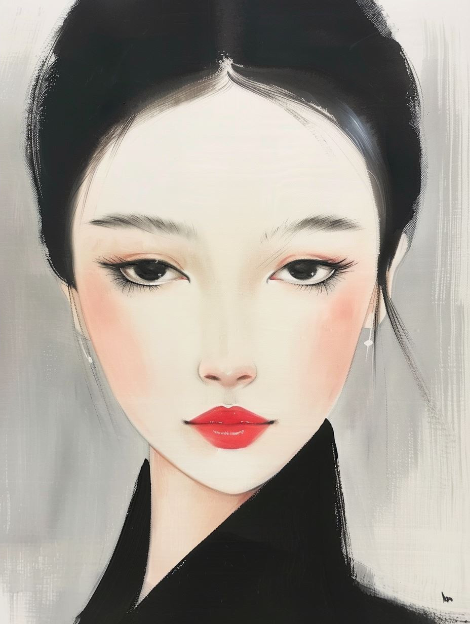 Ethereal Digital Portrait Study - Image 4
