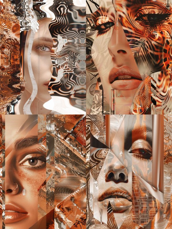 Liquid Distortion Portrait Study