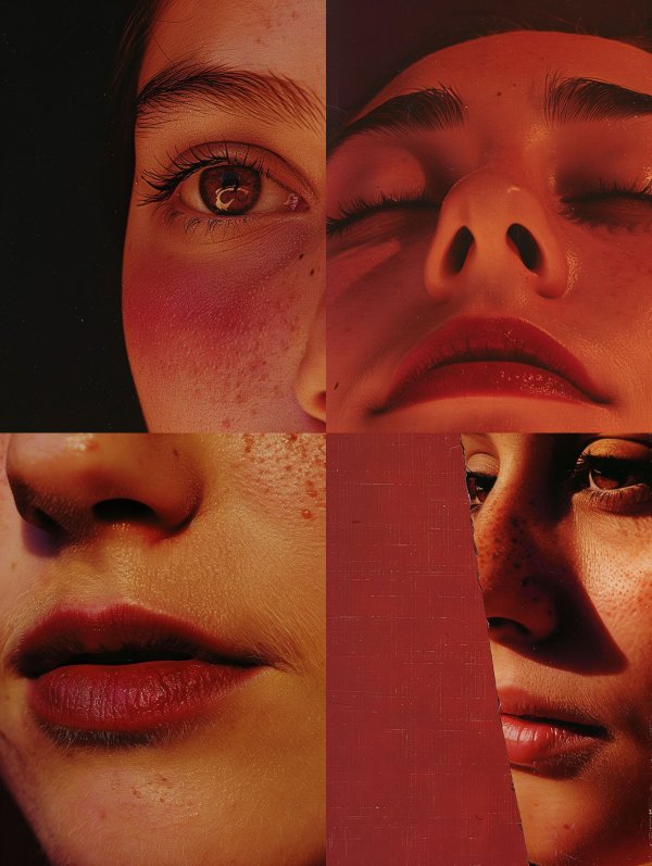 Crimson Fragments of Human Emotion