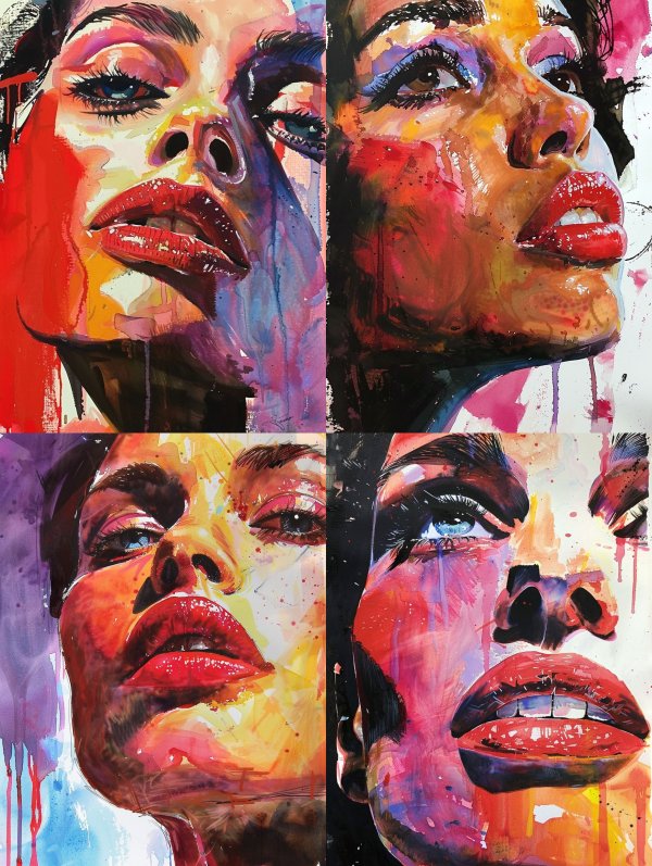 Vibrant Visions of Feminine Grace