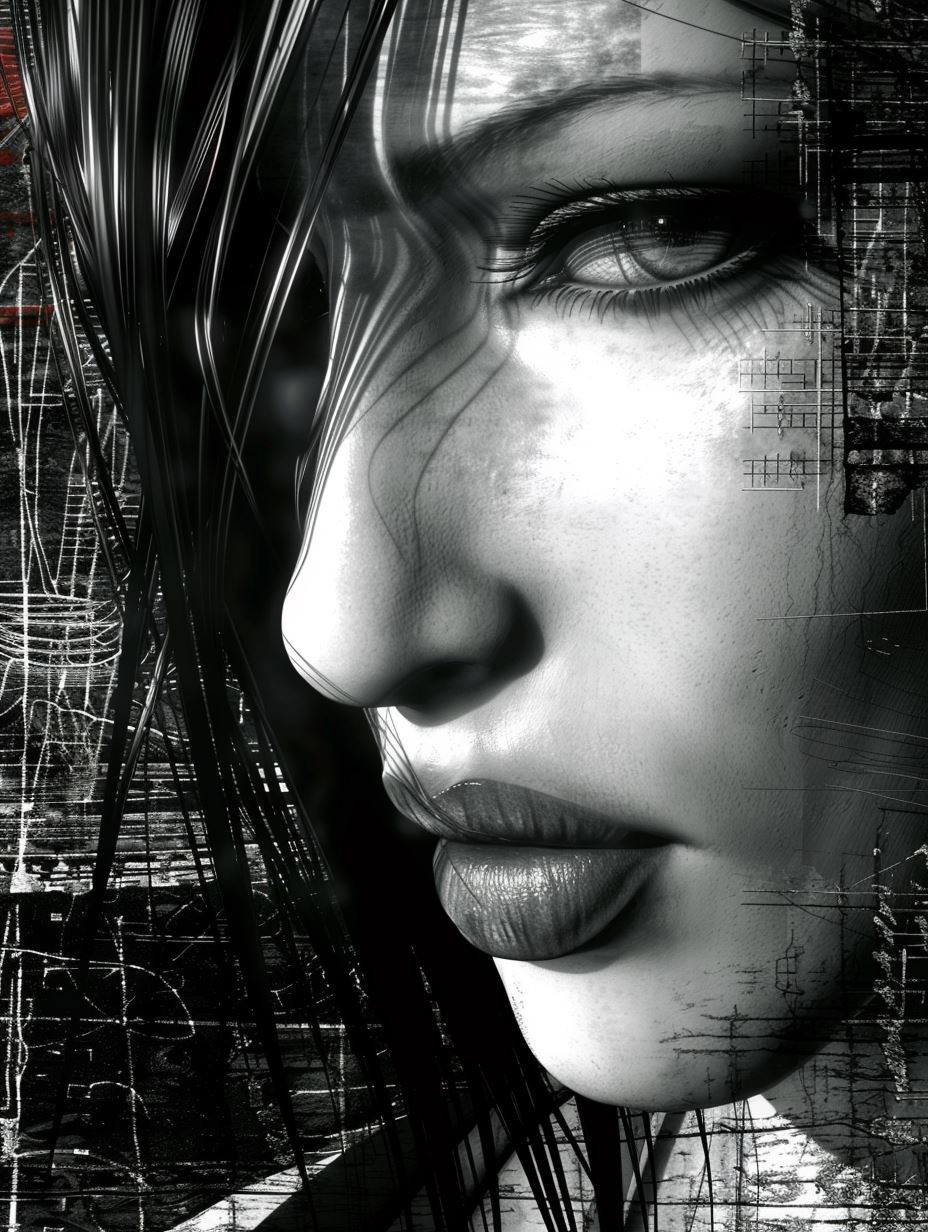 Melancholy Shadows in Monochrome - Image 4