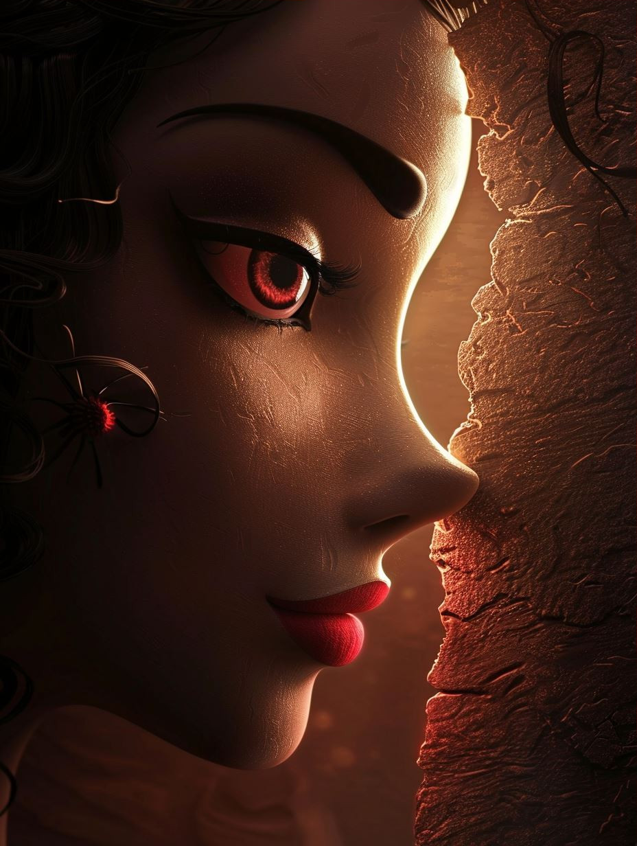 Crimson Dreams of Ethereal Grace - Image 3