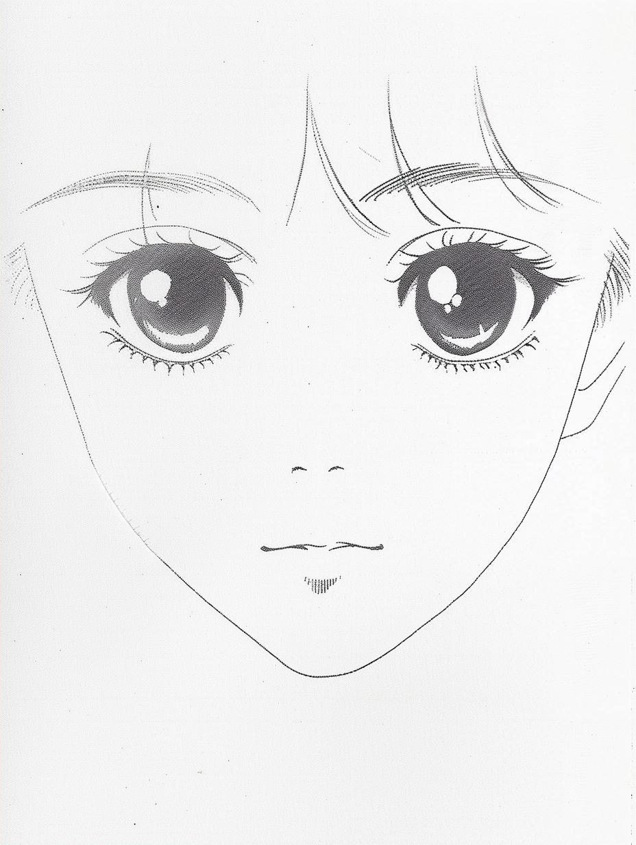 Vintage Japanese Pop Art Portrait - Image 2