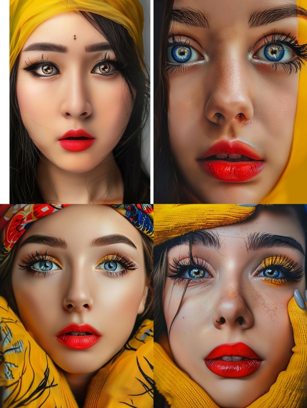 Golden Glow Ethereal Portrait