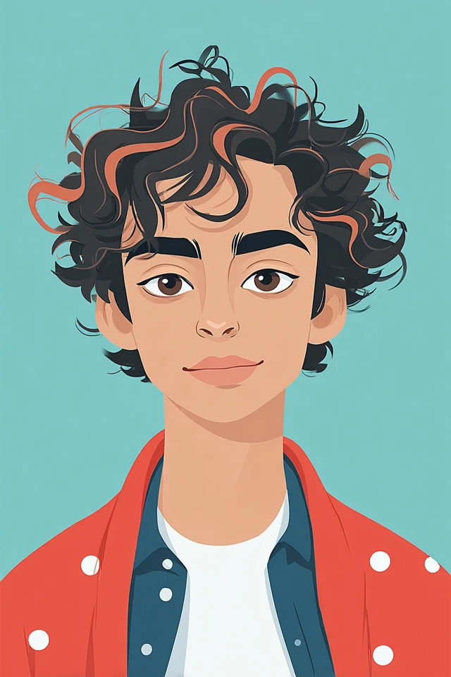Modern Stylized Portrait - Image 1