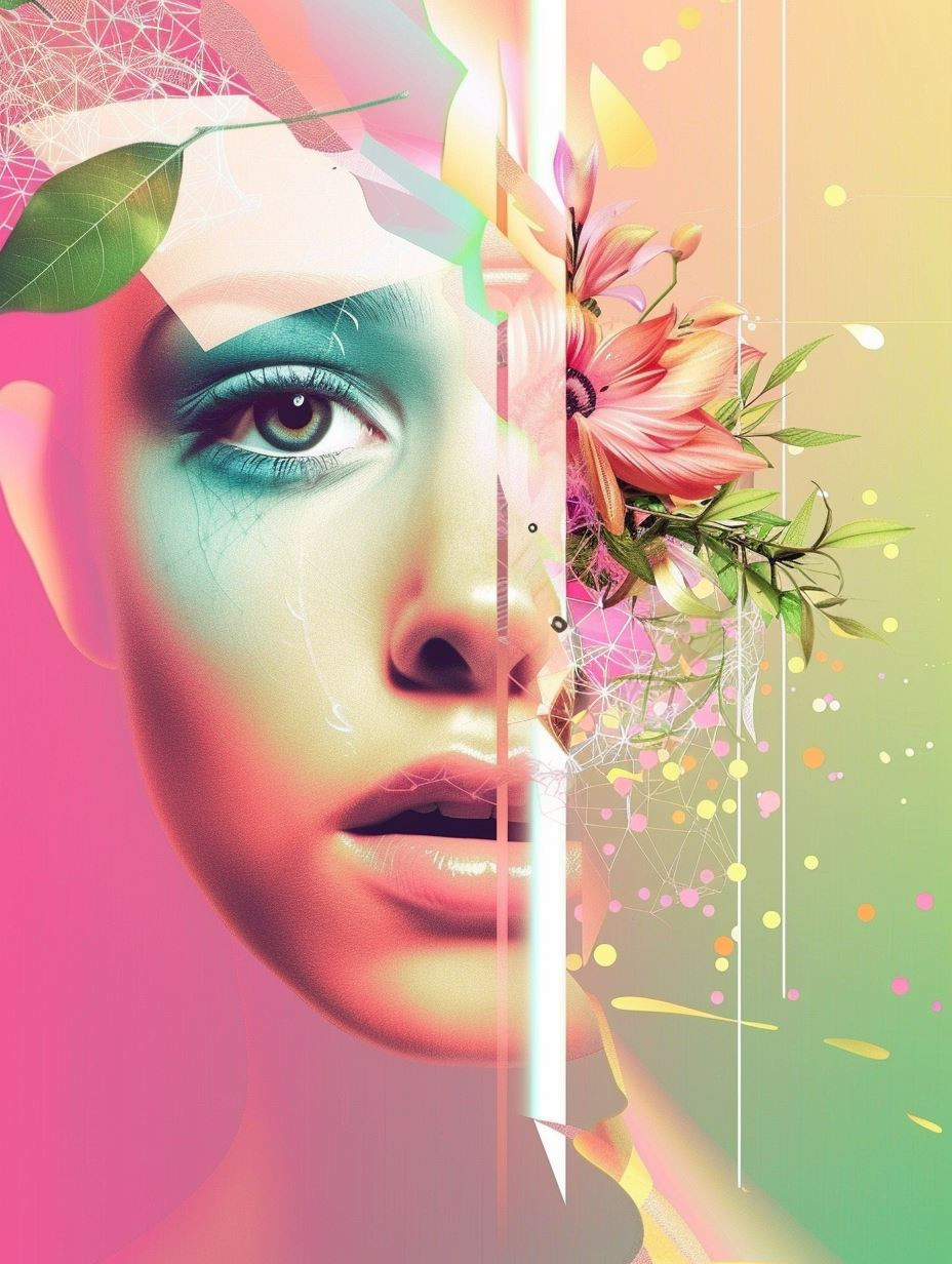 Prismatic Visions of Ethereal Beauty - Image 1