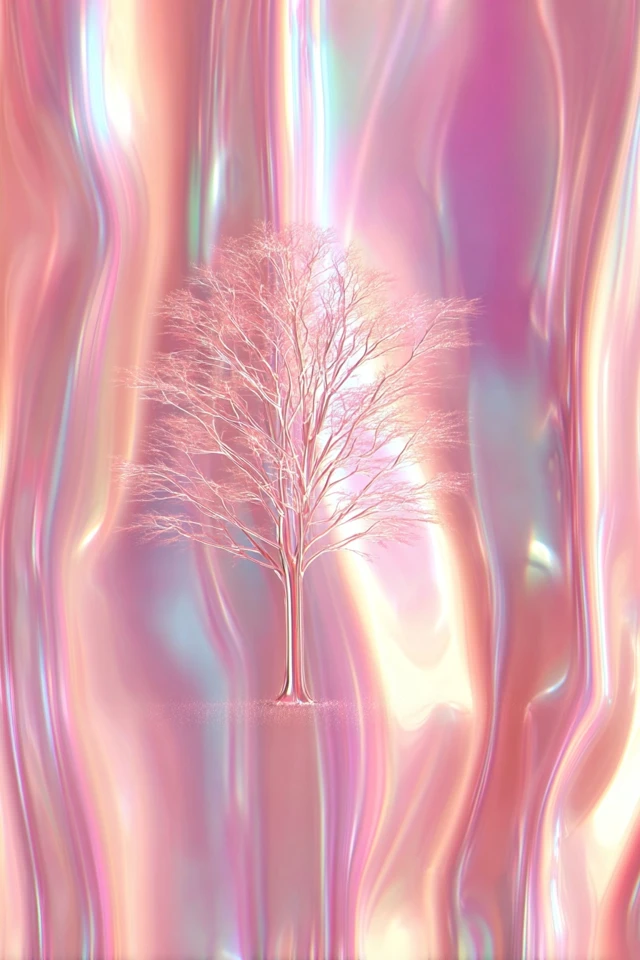 Iridescent Dreams in Pastel Pink - Image 5