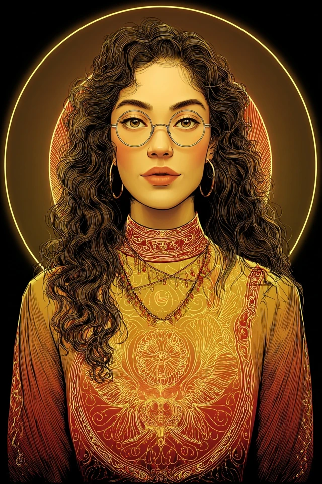 Golden Halo Radiance - Image 1