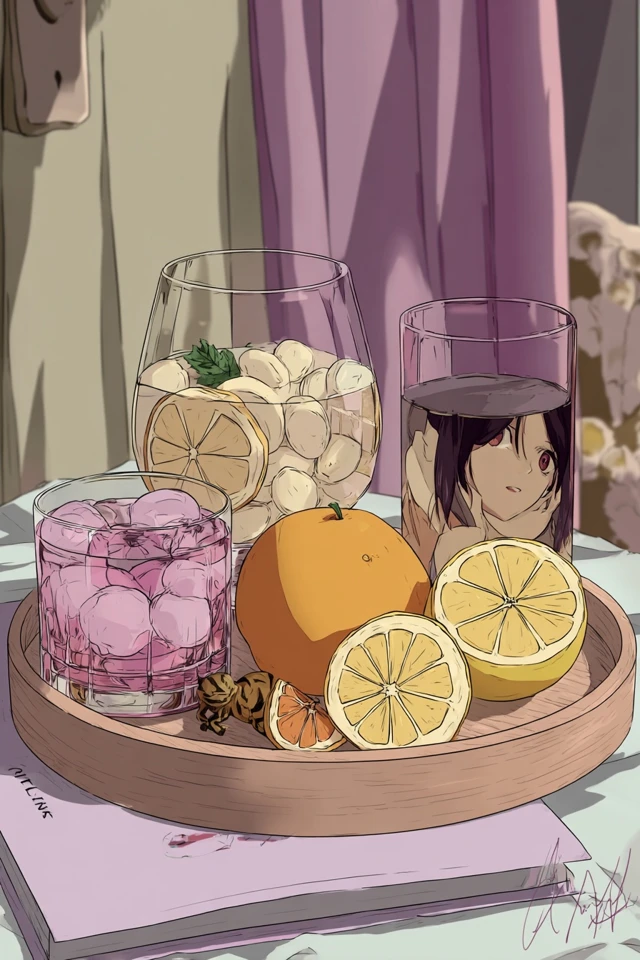 Golden Wave Anime Elegance - Image 3