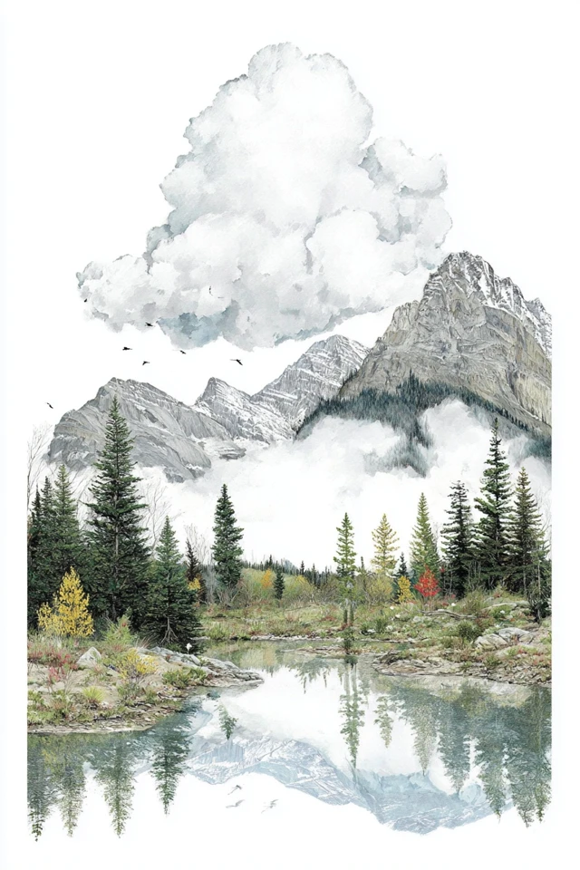 Whimsical Watercolor Art Collection - Image 2
