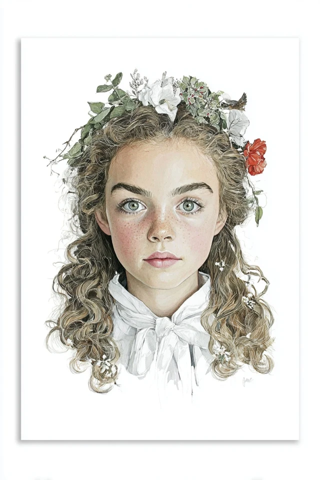 Whimsical Watercolor Art Collection - Image 1