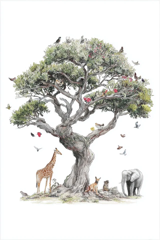 Whimsical Watercolor Art Collection - Image 5