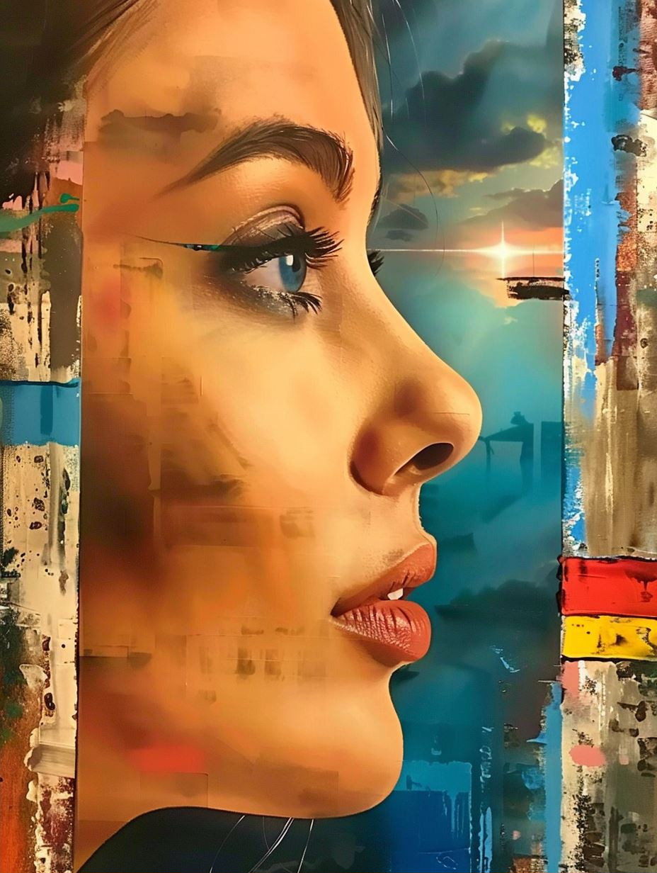 Futuristic Ethereal Digital Portrait - Image 2